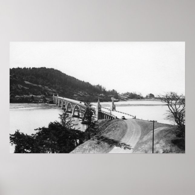 Affiches Gold Beach, Oregon Pont sur la rivière Rogue (Devant)