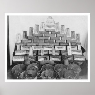 Affiches Gold Display à Nome Bank 1906