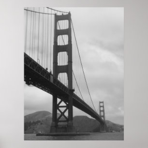 Affiches Golden Gate Bridge (noir et blanc)