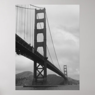 Affiches Golden Gate Bridge (noir et blanc)