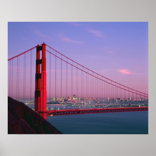 Affiches Golden Gate Bridge, San Francisco, California, 7 (Devant)