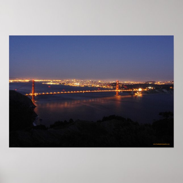 Affiches Golden Gate Bridge, San Francisco, Californie (Devant)