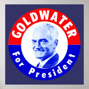 Affiches Goldwater 1964 pour le président