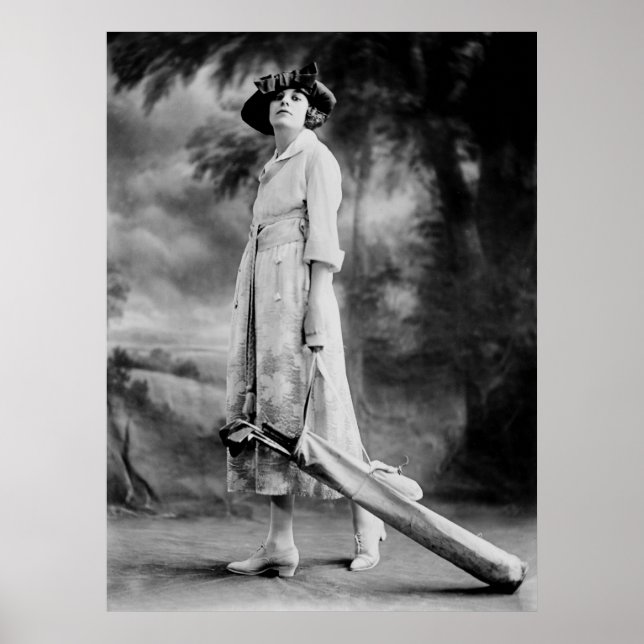 Affiches Golf en style, années 1920 (Devant)