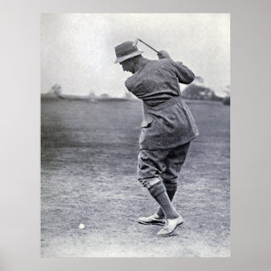 Affiches Golfeur vintage : Harry Vardon
