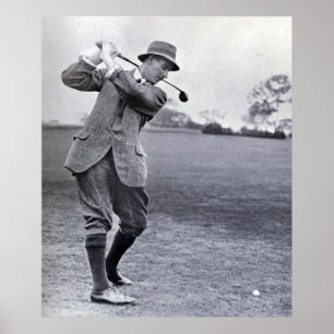 Affiches Golfeur vintage : Harry Vardon