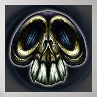 Affiches Goofy Ornate Skull