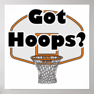 Affiches got hoops basketball hoop