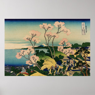 Affiches Goten-yama hill, Shinagawa on the Tōkaidō.