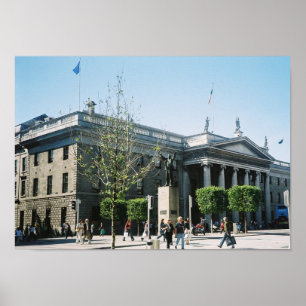 Affiches GPO, O'Connell St. Dublin City Centre, Irlande