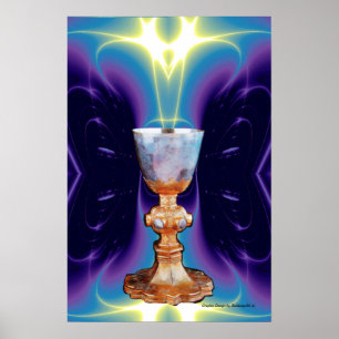 AFFICHES GRAAL / CALICE DE LA SAINTE MESSE