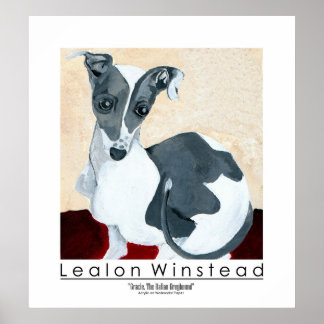 Affiches Gracie, Le Greyhound Italien