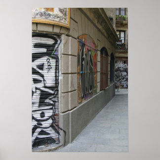 Affiches Graffiti - Barcelone