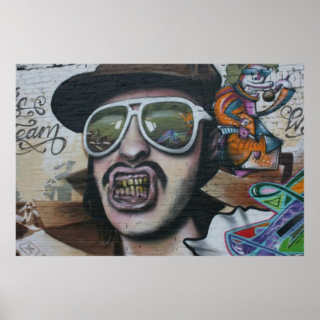 Affiches Graffiti, Berlin, Germany (Devant)