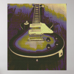 Affiches Graffiti de guitare