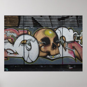 Affiches Graffiti Skull