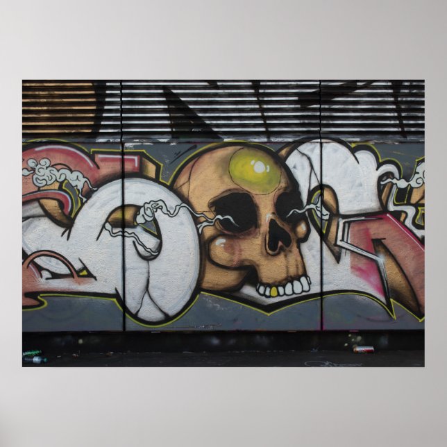 Affiches Graffiti Skull (Devant)