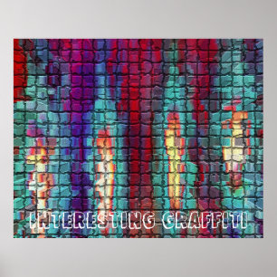 Affiches GRAFFITI sur les mosaïques