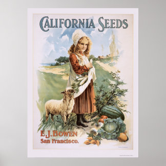 Affiches Graines californiennes