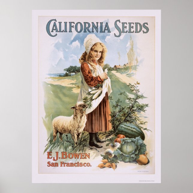 Affiches Graines californiennes (Devant)