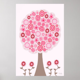 Affiches Graines de l'arbre d'amour rose
