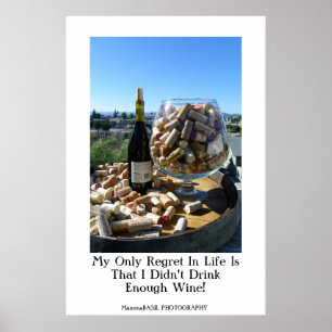 Affiches Grand Amateurs de vin Poster!