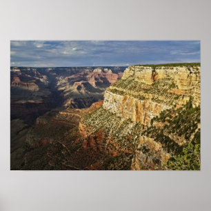 Affiches Grand Canyon depuis la rive sud au coucher du sole