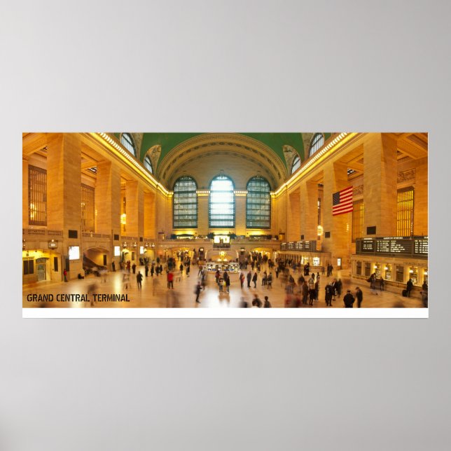 Affiches Grand Central Terminal Panorama à New York (Devant)