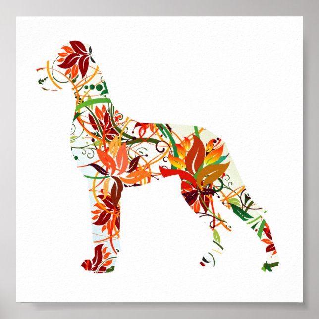 Affiches Grand Danois d'automne (Devant)