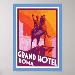 Affiches Grand Hotel Roma