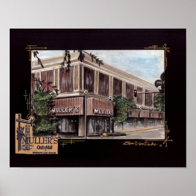 Affiches Grand magasin Mullers (Devant)