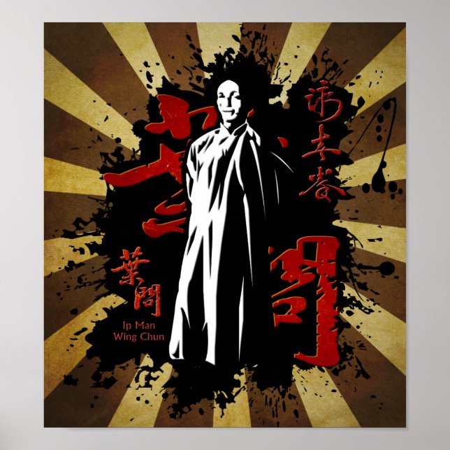 Affiches Grand Maître Ip Man - Wing Chun Kung Fu (Devant)