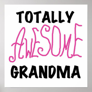 Affiches Grand-maman totalement impressionnante - T-shirts 