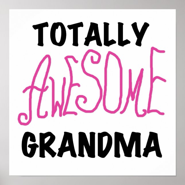 Affiches Grand-maman totalement impressionnante - T-shirts  (Devant)
