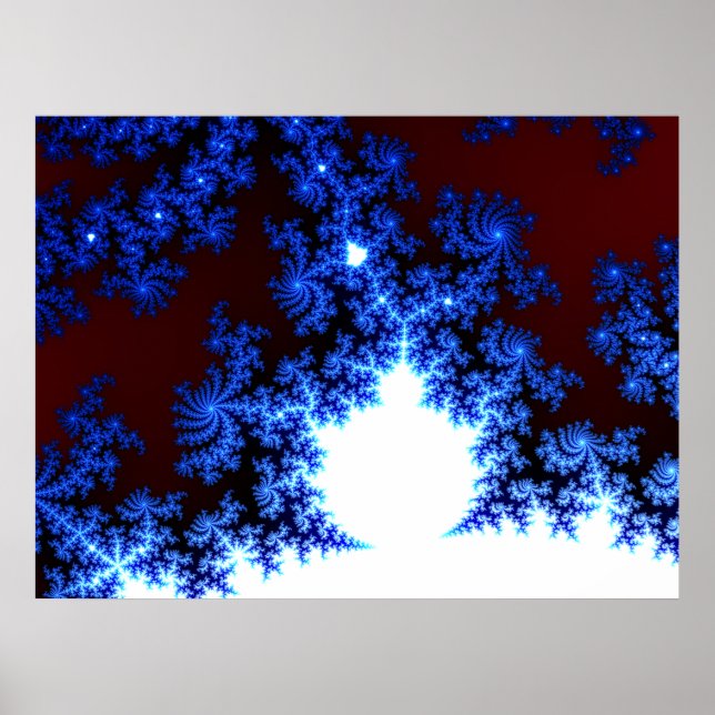 Affiches Grand Mandelbrot fractal (Devant)