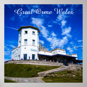 Affiches Grand Orme pays de Galles.
