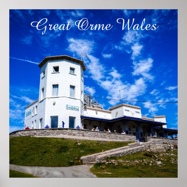 Affiches Grand Orme pays de Galles. (Devant)