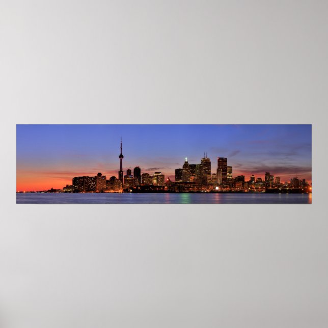 Affiches Grand Panorama de Toronto Canada (Devant)