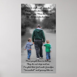 Affiches grand-papa et petits-fils
