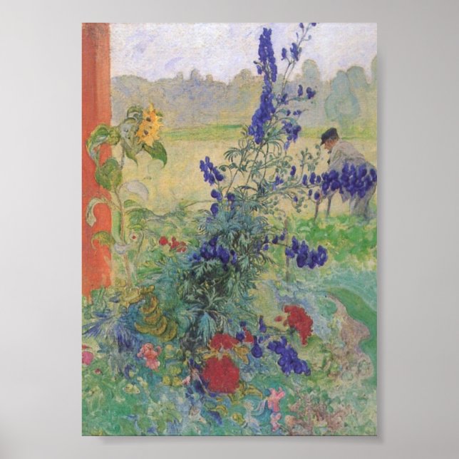 Affiches Grand-père aux fleurs 1909 (Devant)