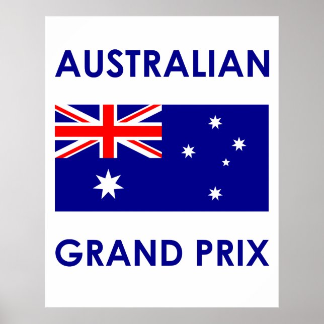 Affiches Grand Prix d'Australie (Devant)
