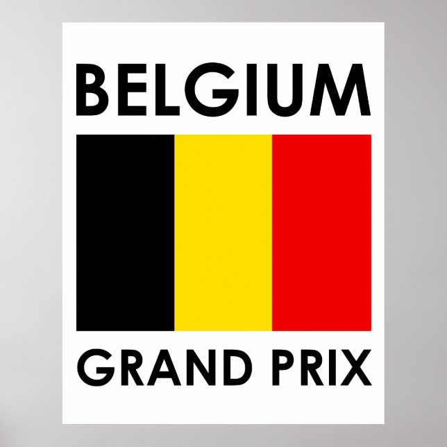 Affiches Grand Prix de Belgique (Devant)