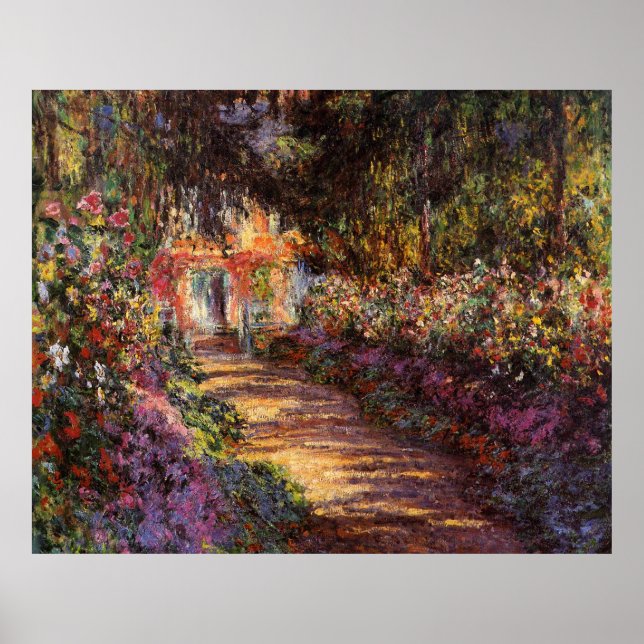 Affiches Grand sentier dans le jardin de Monet (Devant)