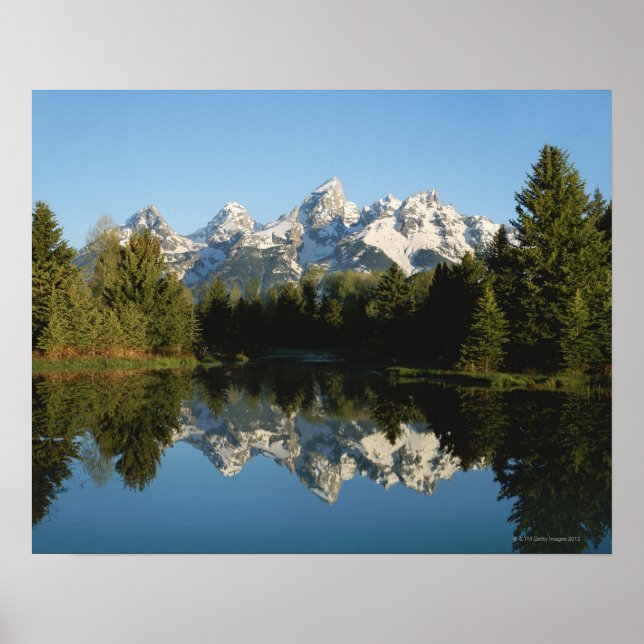 Affiches Grand Teton National Park, Teton Range, Wyoming, (Devant)