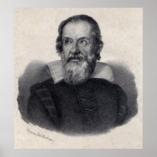 Affiches Grande copie d'art de Galileo Galilei