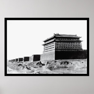 Affiches Grande Muraille de Chine à Pékin 1918
