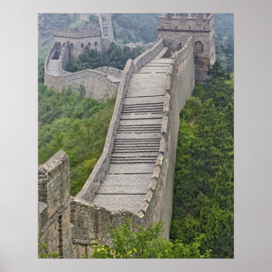 Affiches Grande Muraille, Jinshanling, Chine