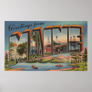 Affiches Grandes scènes de lettre du Maine (été)