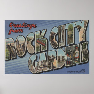 Affiches Grandes scènes de lettre - jardins de ville de