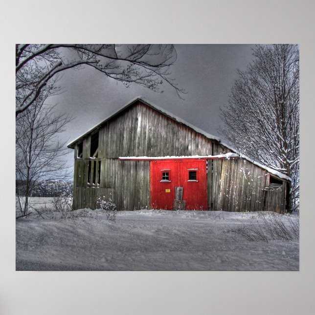 Affiches Grange d'hiver (Devant)